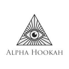 Das Logo der bekannten Shisha Marke Alphahookah aus Russland