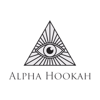 Das Logo der bekannten Shisha Marke Alphahookah aus Russland