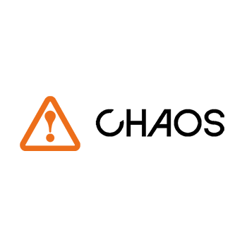 Das Logo der Shisha Tabak Marke Chaos mit ihrem Orangen Ausrufezeichen und Schwarzer Schrift bekannt für ihre Sorte Falim