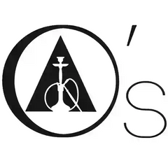 Das Logo der Shisha Marke Os Tobacco in schlichtem Schwarz