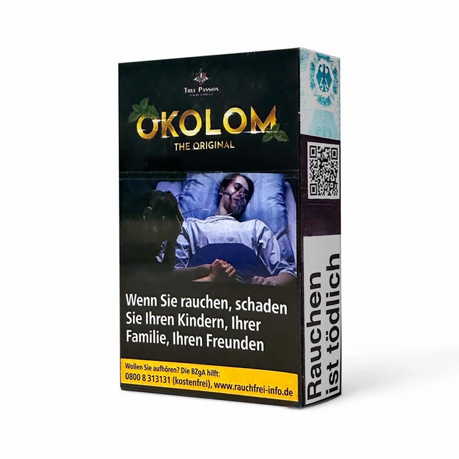 True Passion Shisha Tabak in einer 20g Schachtel in der Sorte Okolom. Eine Süße Limonade
