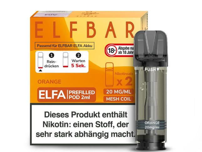 Elfbar ELFA Pods - Orange (2er Pack)