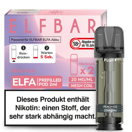 Elfbar ELFA Pods - Peach Ice (2er Pack)