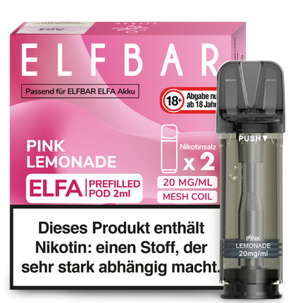Elfbar ELFA Pods - Pink Lemonade (2er Pack)