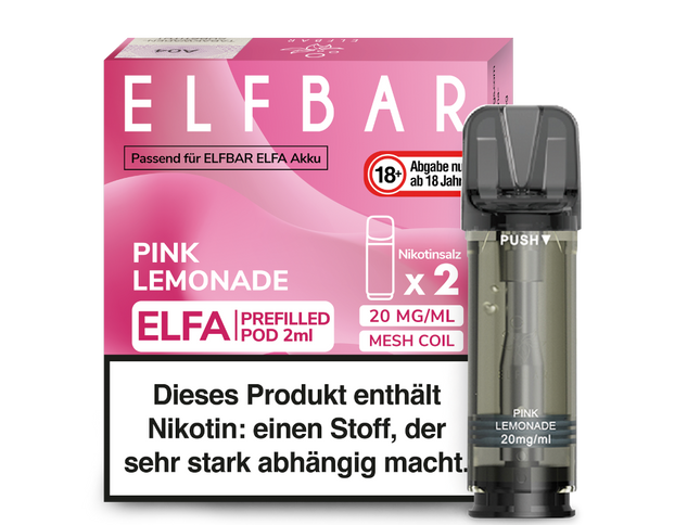 Elfbar ELFA Pods - Pink Lemonade (2er Pack)