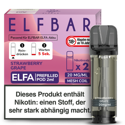 Elfbar ELFA Pods - Strawberry Grape (2er Pack)