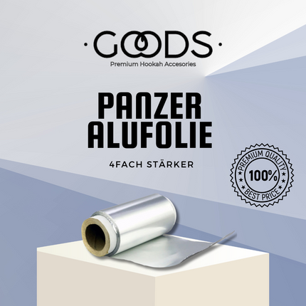 Panzer Aluminium Folie - Rolle (25Meter)