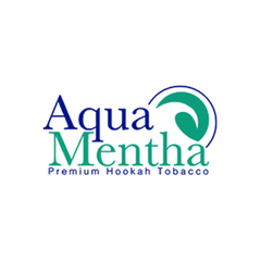 Das Logo der Firma Aqua Mentha einer Untermarke von Adalya Tobacco