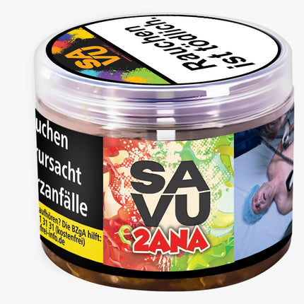 Die Dose 2ana Shisha Tabak in 25g von der Marke Savu