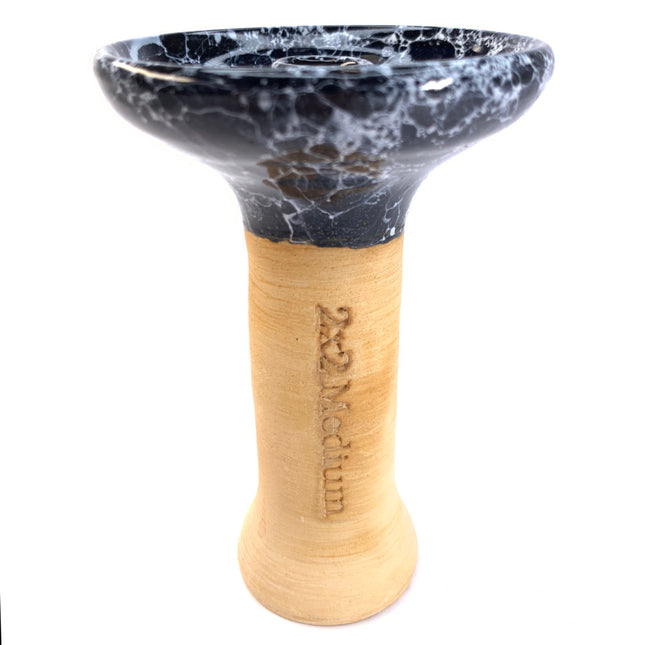 2x2 - Medium Phunnel Schwarz Marble