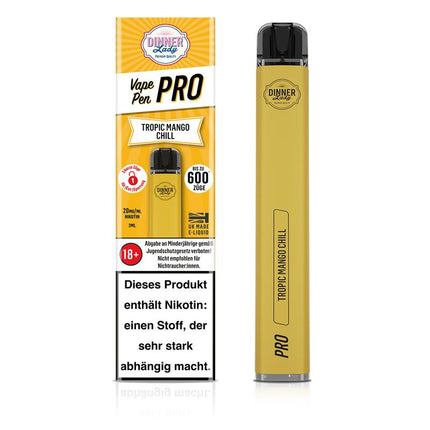 Dinner Lady - Vape Pen Pro - Tropical Mango Chill 2ml/20mg