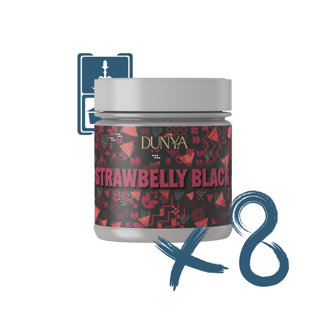 Dunya - Strawbelly Black 200g Bundle
