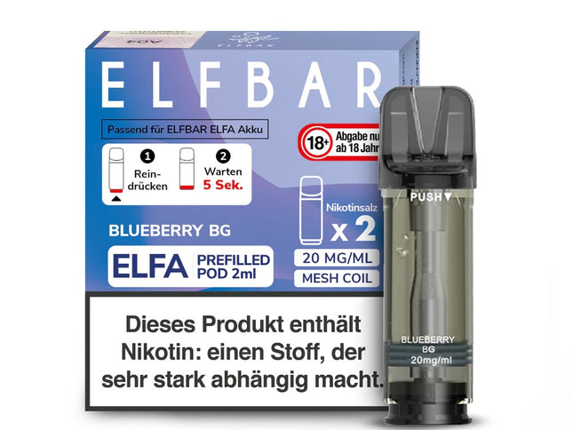 Elfbar ELFA Pods - Blueberry BG (2er Pack)