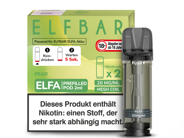 Elfbar ELFA Pods - Pear (2er Pack)