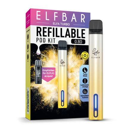 ELFA Turbo - Aurora Gold - Refillable Pod Kit