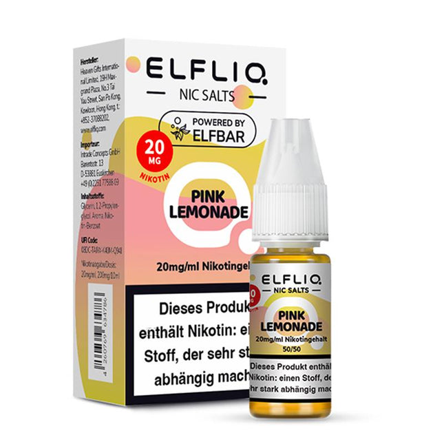Elfbar ElfLIQ 10ml - Pink Lemonade 20mg