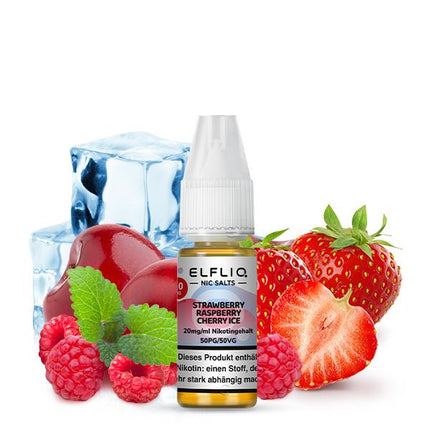 Elfbar ElfLIQ 10ml - Strawberry Raspberry Cherry Ice 20mg