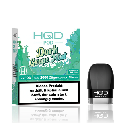 HQD Cirak 2 POD - Dark Grape Mint