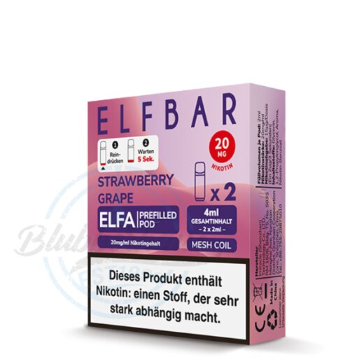 Elfbar ELFA Pods - Strawberry Grape (2er Pack)