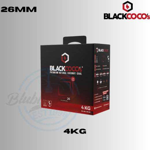 Blackcoco Shisha Kohle 26mm - 4KG (Smartbox)