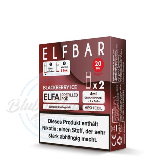 Elfbar ELFA Pods - Blackberry Ice (2er Pack)