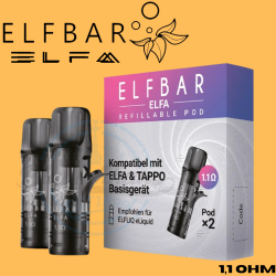 ELFBAR ELFA REFILL PODS 1.1Ohm