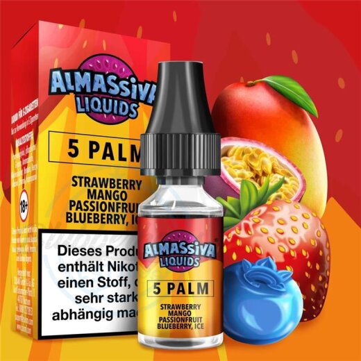 Almassiva Liquid 10ml - 5 Palm 17mg