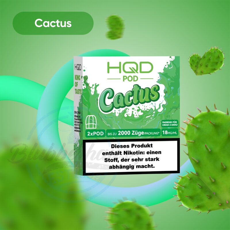 HQD Cirak 2 Pods Cactus bei blubberhaus.de  Kaktusfeige Aroma, 6,99