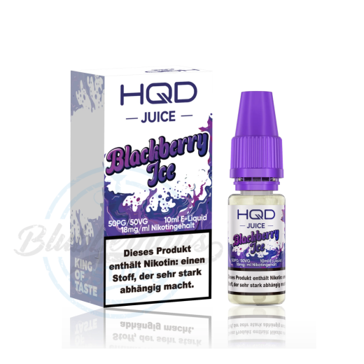 HQD Juice Liquid 10ml - Blackberry Ice 18mg