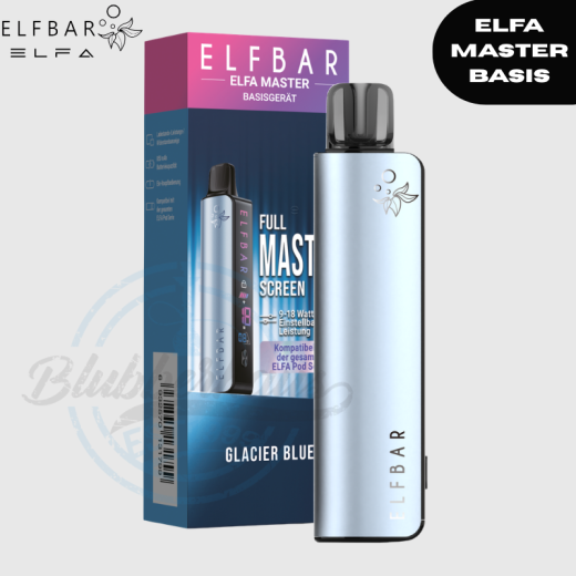 elfbar basisgerät master ELFA Glacier Blue kaufen bei 11,99 € Refillable Pods elfa master Colour:Aurora Black ElfBar ELFA Pods Grape