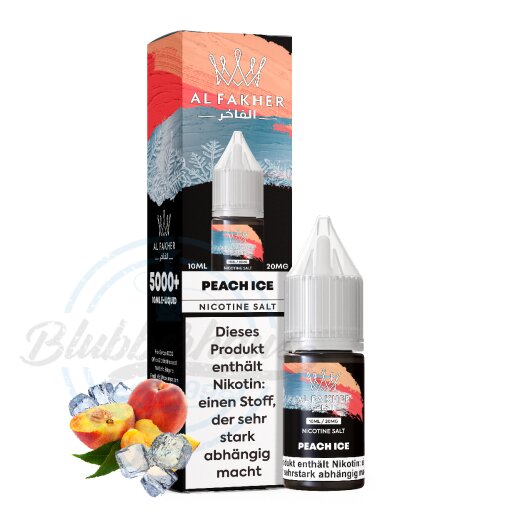 Al Fakher Nikotinsalz Liquid 10ml - Peach Ice 20mg
