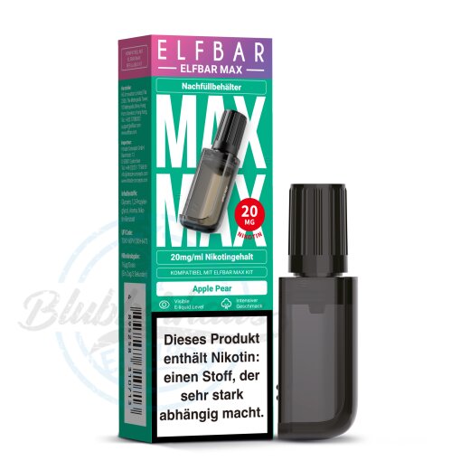 Elfbar Max - Pod 10ml Apple Pear 20mg