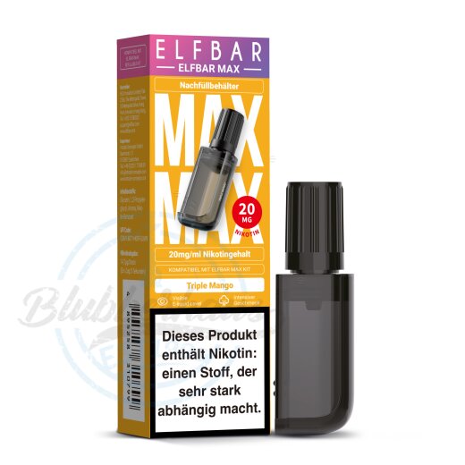 elfbar max sperre Elfbar Max Pod Kit - 3000 Züge