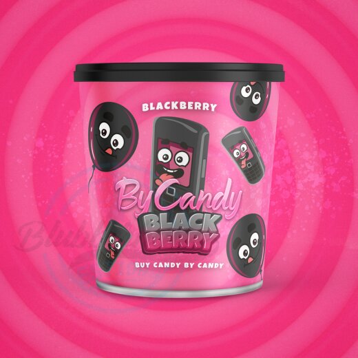By Candy Shisha Tabak - Black Berry