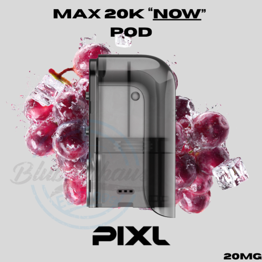 PIXL MAX 20K "NOW" 20mg - POD (Refill Container) - Grape Crush