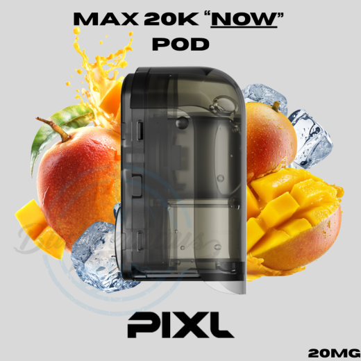 PIXL MAX 20K "NOW" 20mg - POD (Refill Container) - Mango Ice