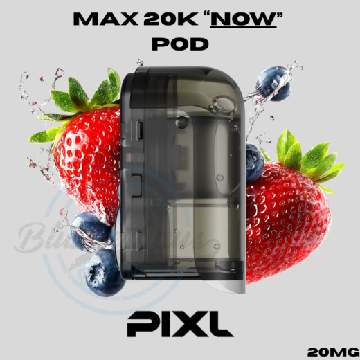PIXL MAX 20K "NOW" 20mg - POD (Refill Container) - Blueberry Strawberry