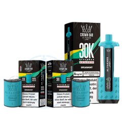 Al Fakher Crown Bar 30K Hypermax Advanced KIT SPARSET -...