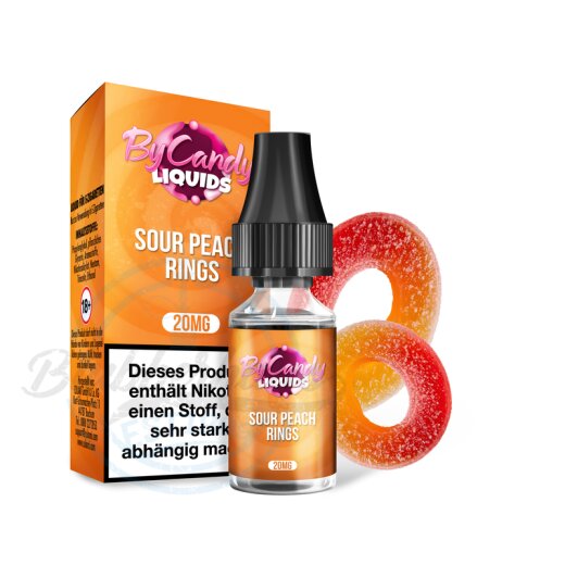 ByCandy Liquid 10ml - Sour Peach Rings 20mg