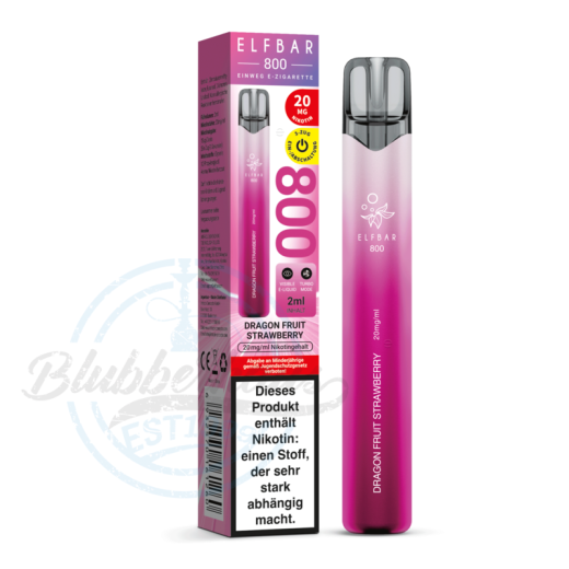 Elfbar 800 Einweg Vape - Dragonfruit Strawberry