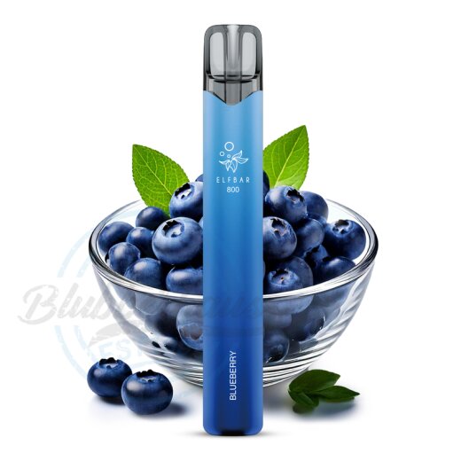 Elfbar 800 Einweg Vape Nikotinfrei - Blueberry
