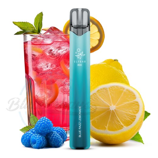 Elfbar 800 Einweg Vape Nikotinfrei - Blue Razz Lemonade