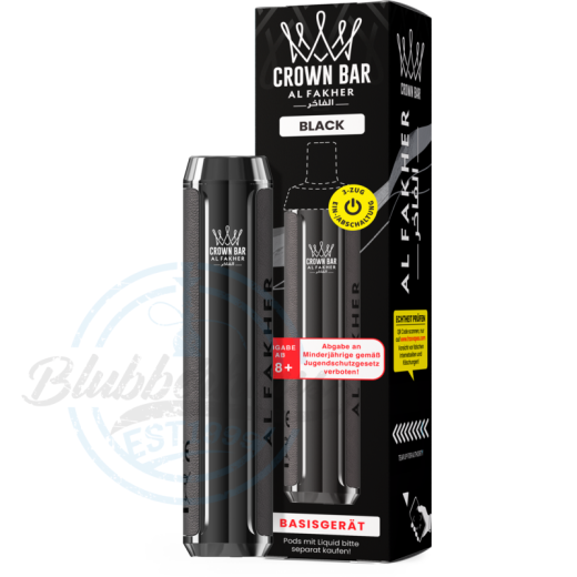 Al Fakher Crown Bar 600 POD - Akkuträger Black