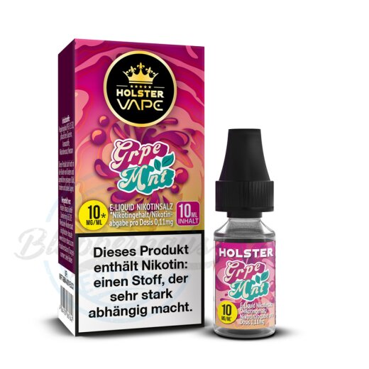 Holster Liquid 10ml - Grape Mint|10mg/ml
