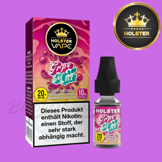 Holster Liquid 20mg|Grape Mint