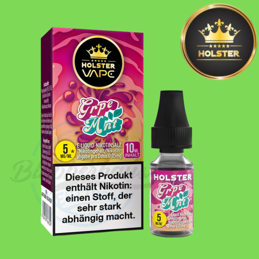 Holster Liquid 5mg|Grape Mint