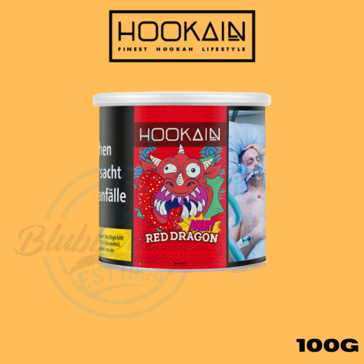 Hookain Shisha Tabak 100g - Angry Red Dragon