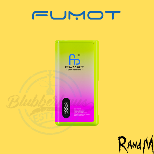 RandM Fumot Tornado Big Puff AKKU - Carmine