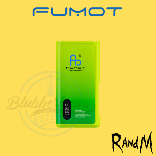 RandM Fumot Tornado Big Puff AKKU - Cyan