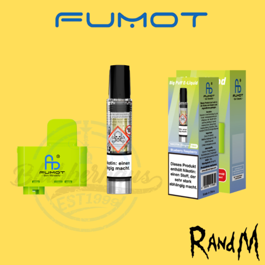 RandM Fumot Tornado Big Puff POD - Blueberry Raspberry